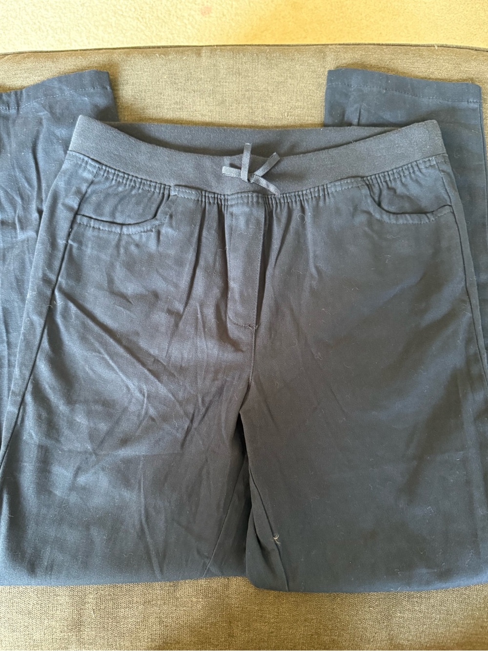 Nautica Girls’ Navy Uniform Pants- Elastic Waist- Size 10.5- new without tag